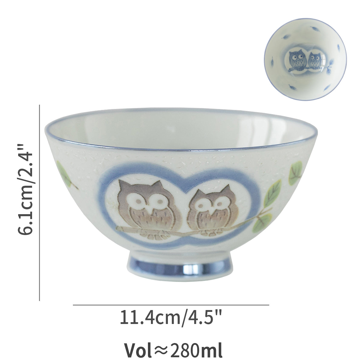 Adorable Japan-made Ceramic Rice Bowls - PeauleyHome