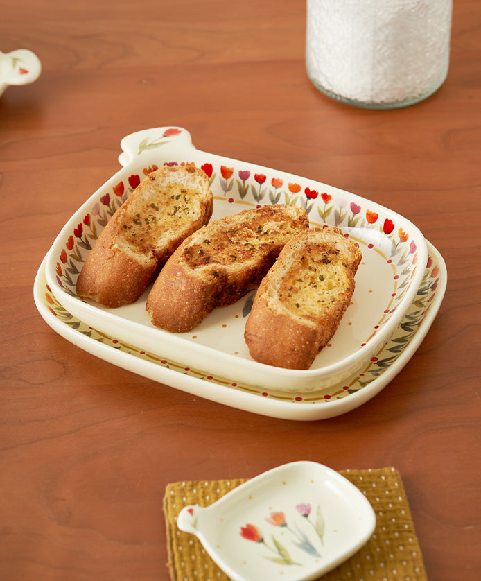 Pretty Floral Ceramic Bowls Plates Mugs for Breakfast - PeauleyHome