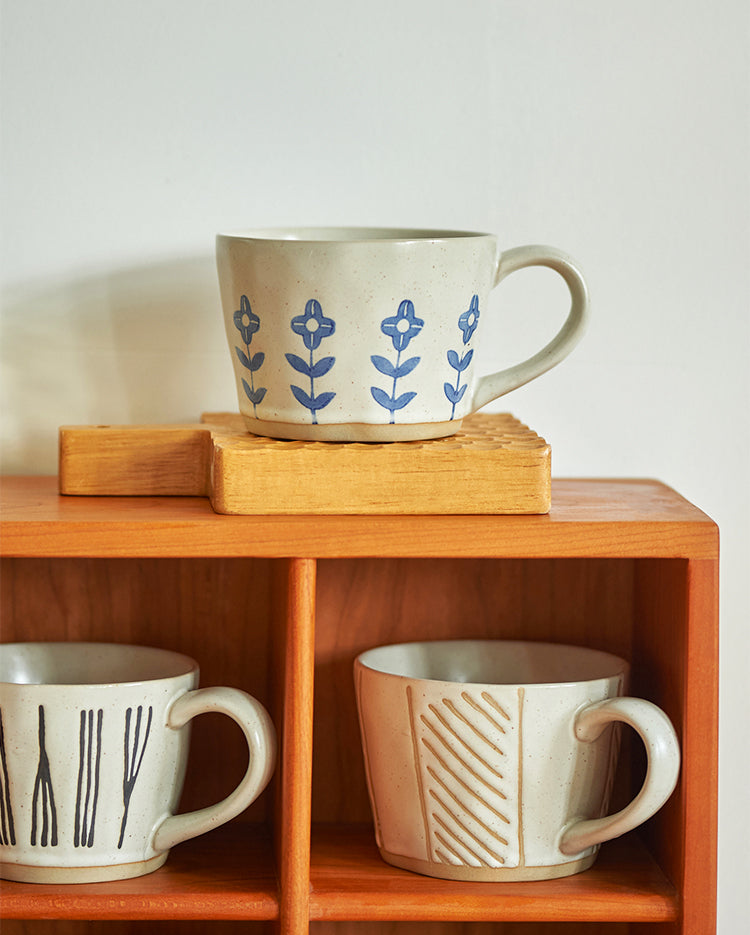 Handmade Nordic Vintage Ceramic Coffee Mugs - PeauleyHome